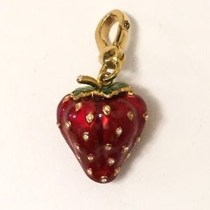 Juicy Couture Gold-Tone Strawberry Charm